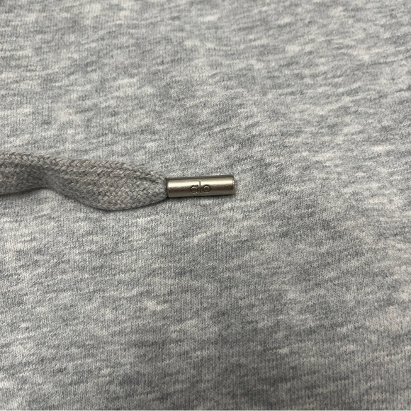 ALO Yoga Unisex Gray Zip-Up Hoodie and Jogger Set - Picture 3 of 16